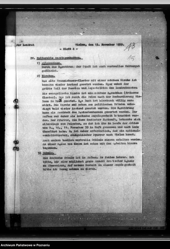 Obraz 18 z jednostki "Lageberichte aus dem Kreise Welun"