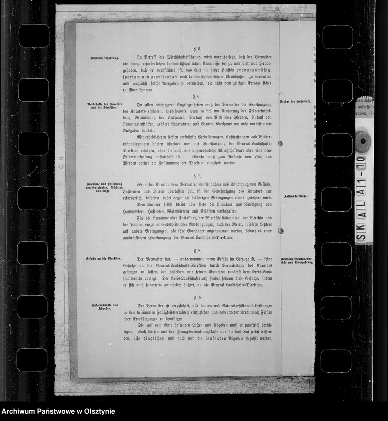 image.from.unit.number "2 Dienstanweisungen der Ostpr. Gen. Landschafts- Direktion für landschaftliche Gutskuratoren und Verwalter"