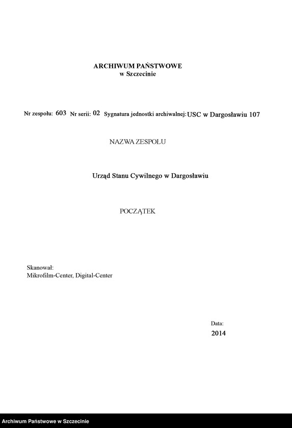 Obraz 3 z jednostki "Heiratsregister"