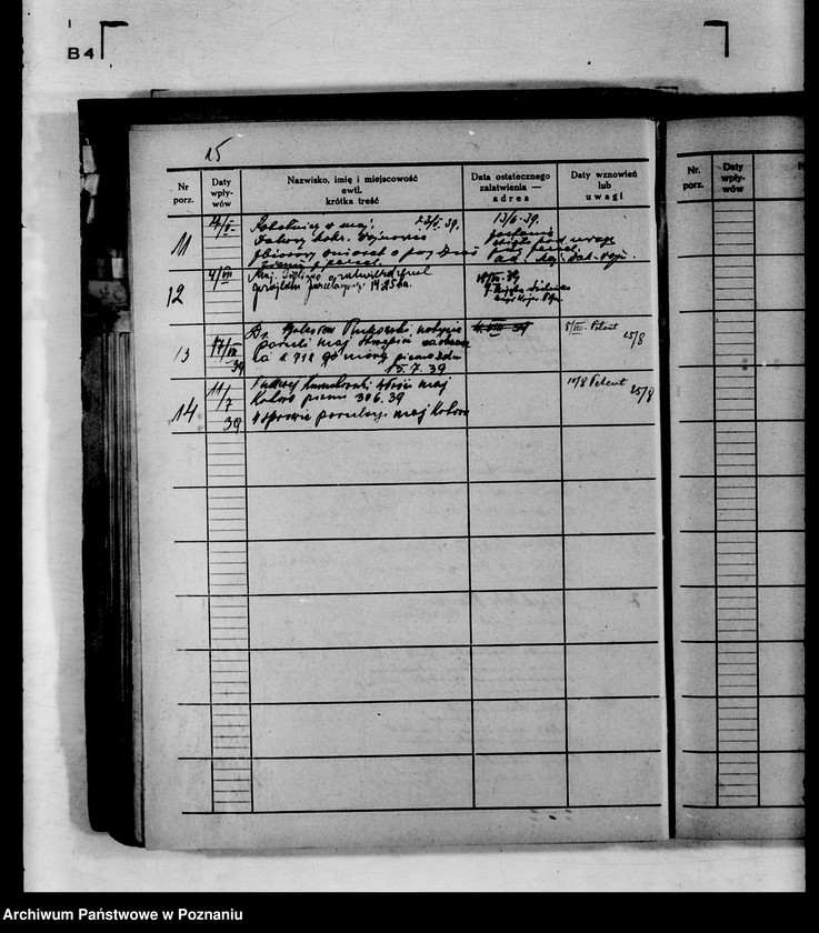 Obraz 19 z jednostki "Spis spraw znak,,R