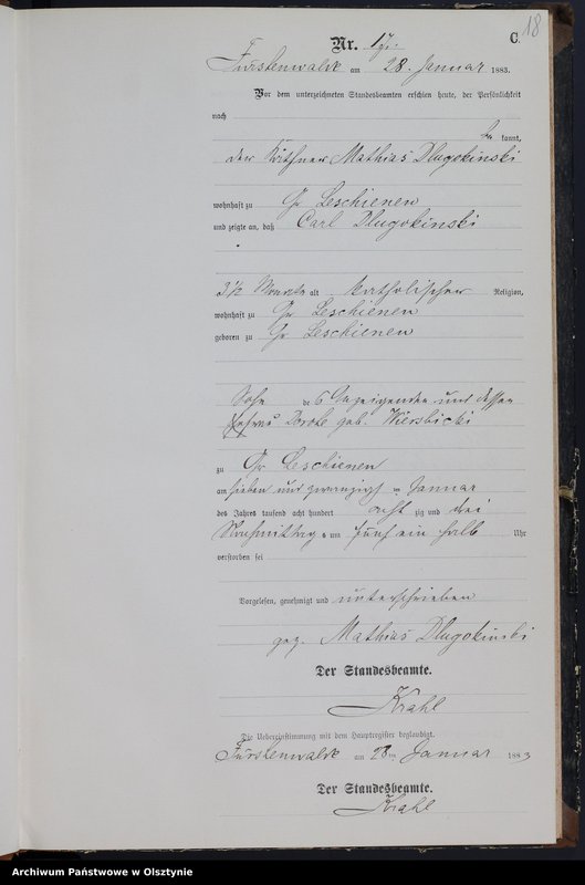 image.from.unit.number "Sterbe-Neben-Register Nr 1 - 188"