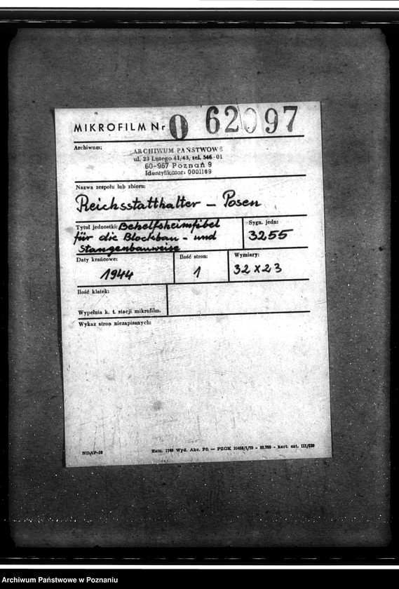 Obraz 2 z jednostki "Behelfsheimfibel für die Blockbau- und Stangenbauweise"