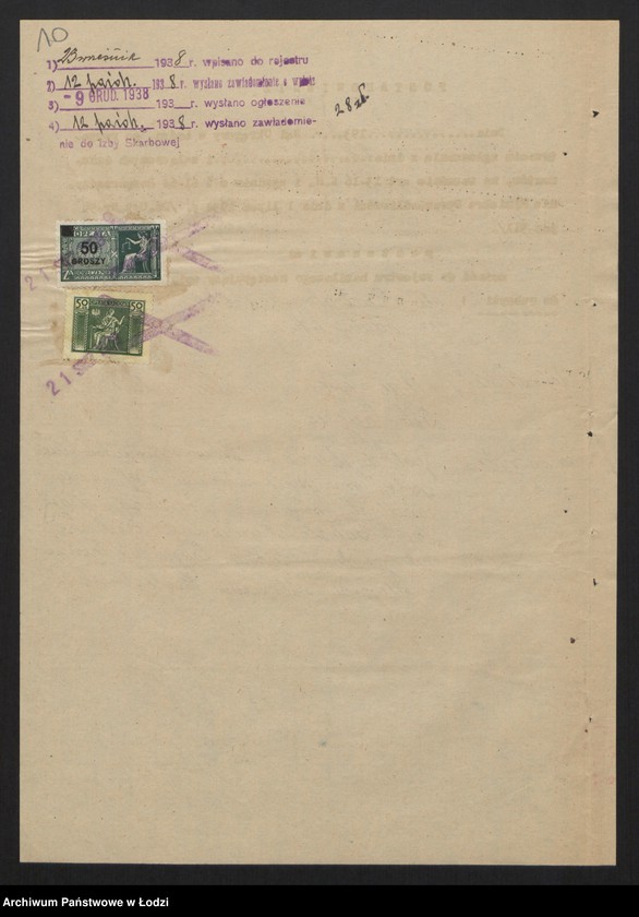 Obraz 12 z jednostki "Majer Abram Białogłowski, Jakub Lejb Caugen- wyrób i sprzedaż manufaktury"