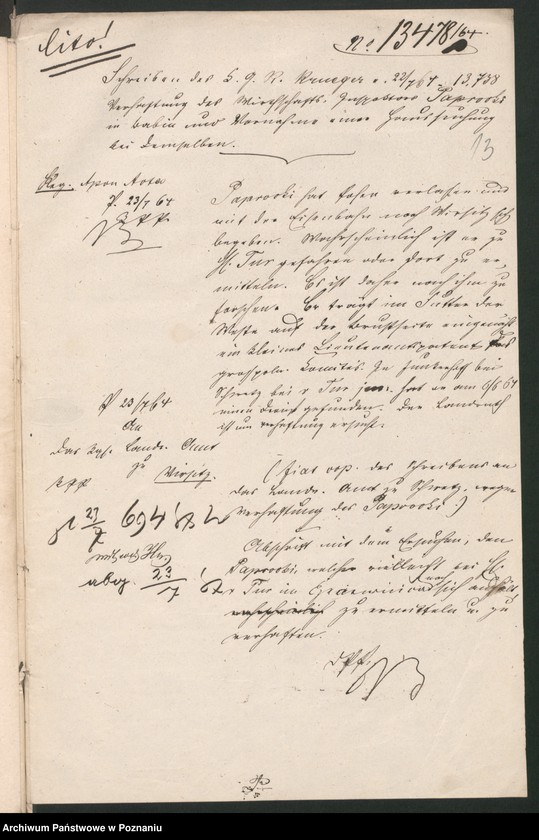 Obraz 17 z jednostki "A. betr. Stanislaus Paprocki, Wirtschaftsbeamte"