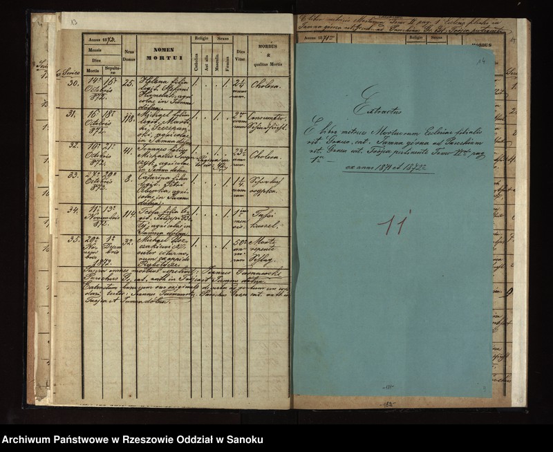image.from.unit.number "Księga zgonów dla miejscowości Trójca, Jamna Dolna i Jamna Górna"