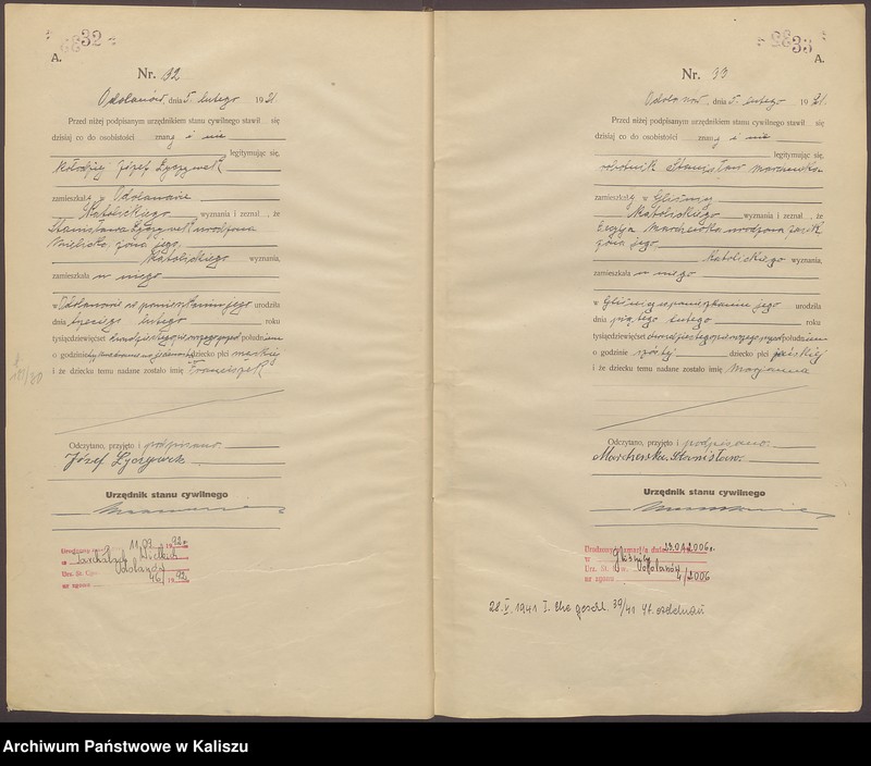 image.from.unit.number "Księga aktów urodzenia (pierwopis)"