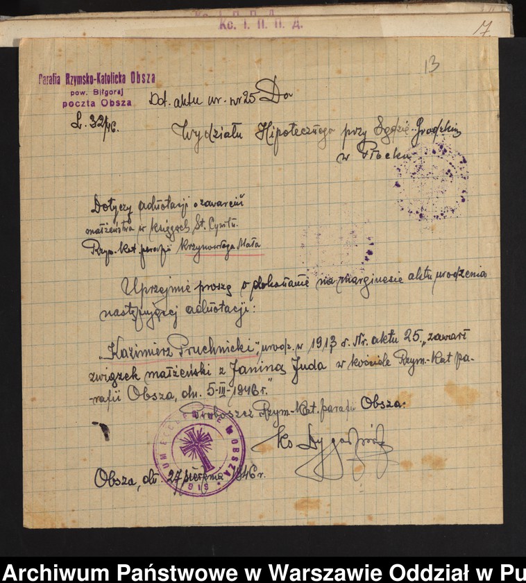 image.from.unit.number "Akta urodzeń, małżeństw i zgonów"