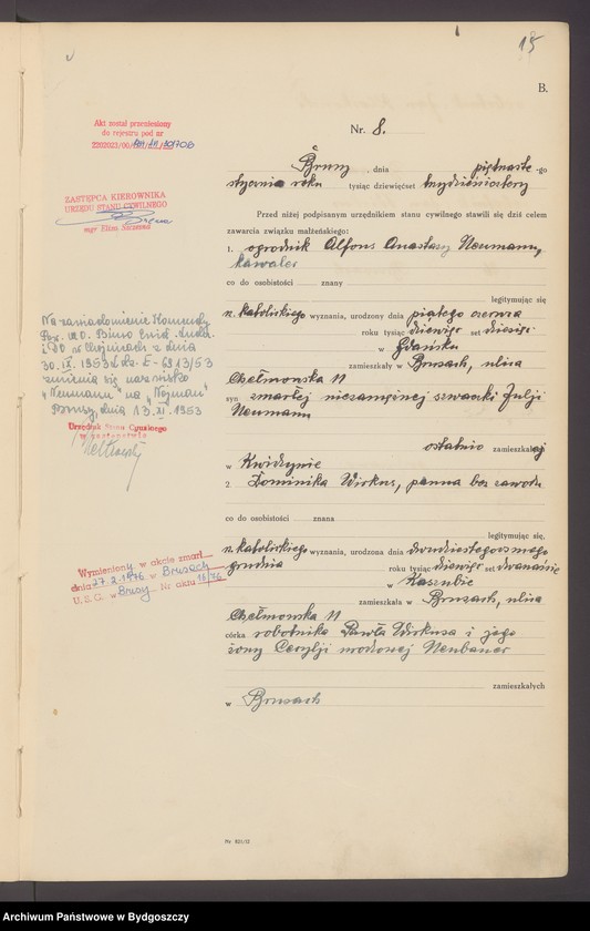 image.from.unit.number "Akta małżeństw - pierwopis nr 1-71"