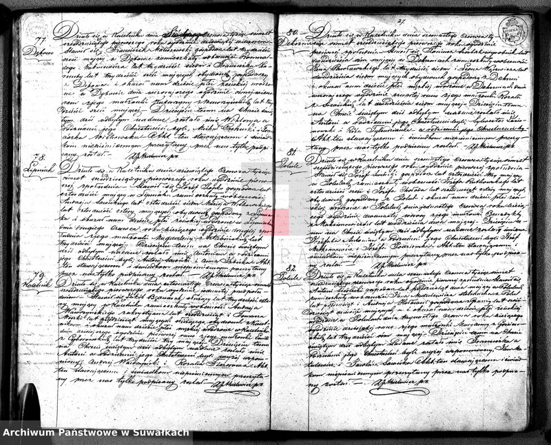 image.from.unit.number "[Księga akt urodzeń, małżeństw i zgonów wyznania rzymskokatolickiego w Kaletniku] 1861 r."