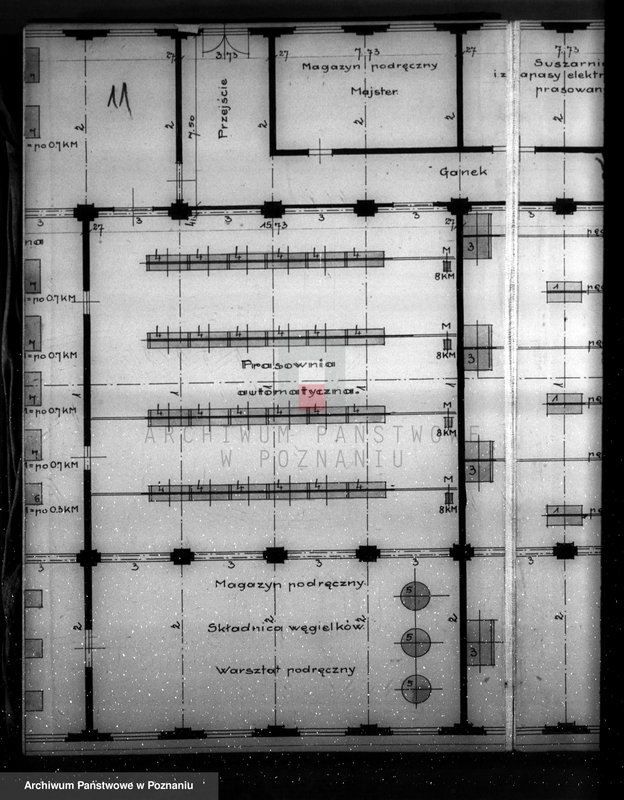 Obraz 15 z jednostki ""Centra" Zakłady Przemysłowe W. Tomaszewski w Poznaniu projekt hal fabrycznych"