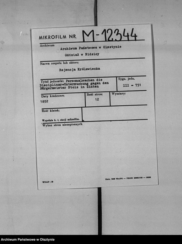image.from.unit.number "Disciplinar-Untersuchung gegen den Bürgermeister Stolz in Zinten"