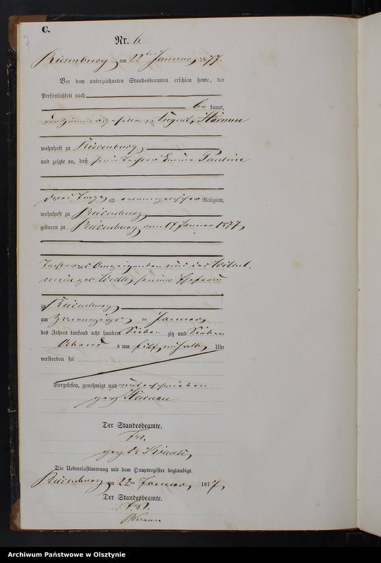 image.from.unit.number "Sterbe-Neben-Register Nr 1 - 95"