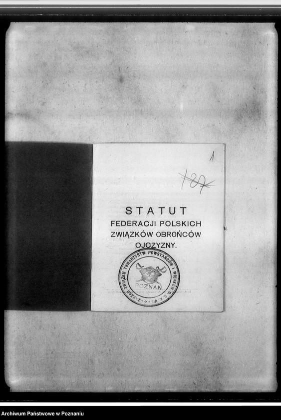 Obraz 5 z jednostki "Statut Federacji Polskich Związków Obrońców Ojczyzny"