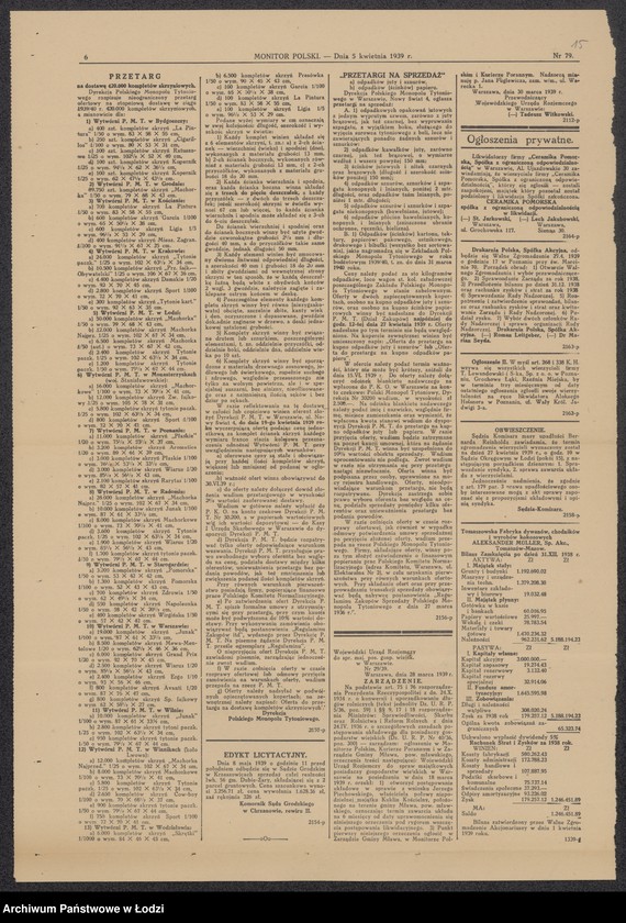 Obraz 17 z jednostki "Moszek Henoch Kutner – drobna sprzedaż towarów bawełnianych"