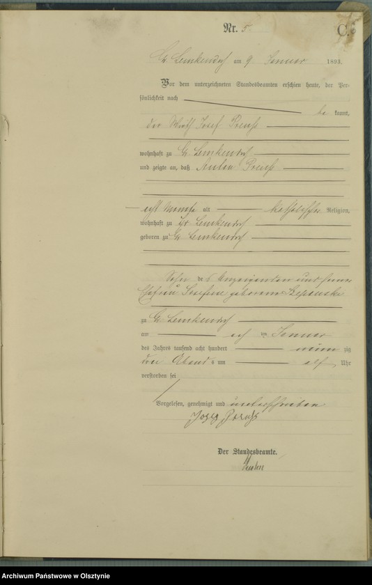 image.from.unit.number "Sterbe-Haupt-Register Nr 1 - 68 i 1 - 49"