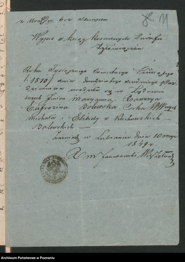 Obraz 16 z jednostki "A. betr. Marianna von Bolewska"