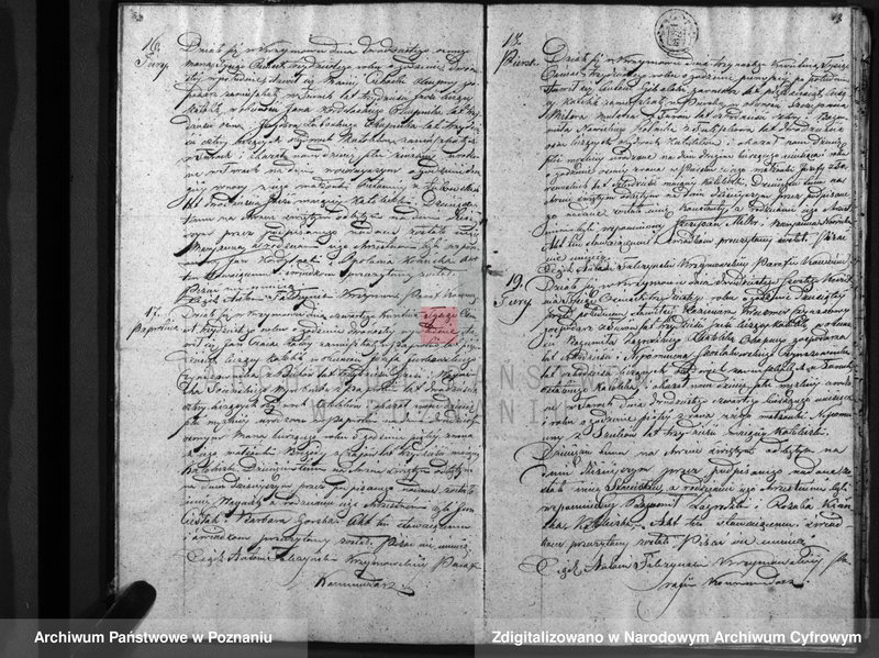 Obraz 8 z jednostki "Akta urodzenia, małżeństwa i zgonu"