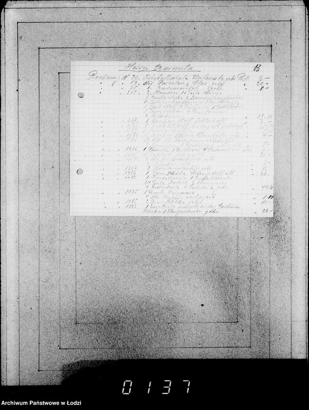 Obraz 17 z jednostki "[Zestawienia rachunków]"