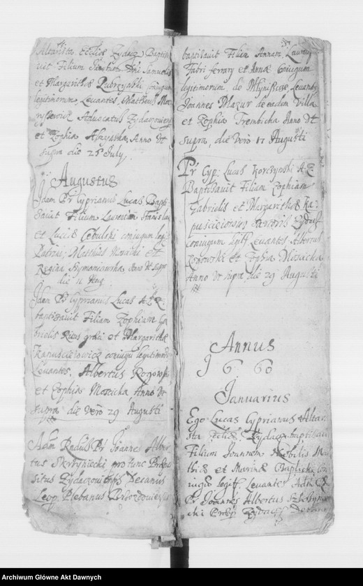 image.from.unit.number "Parafia: Żydaczów. Dekanat: Stryj. Księga metrykalna chrztów 1657-1708 i ślubów* 1657-1677, 1683-1708 dla całej parafii."