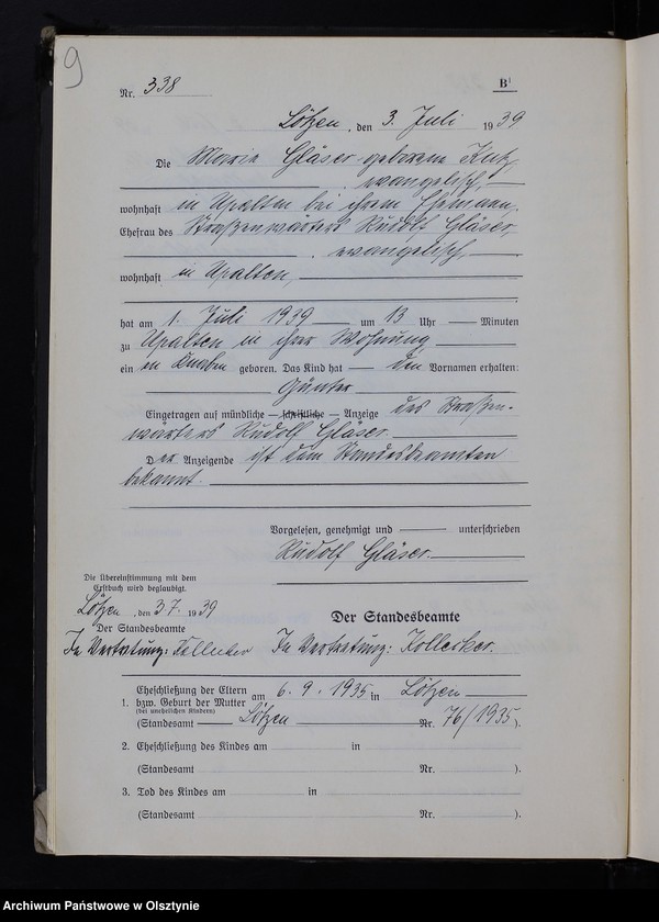 image.from.unit.number "Geburtenbuch/Zweitbuch/ Tom II,Nr 331 - 620"