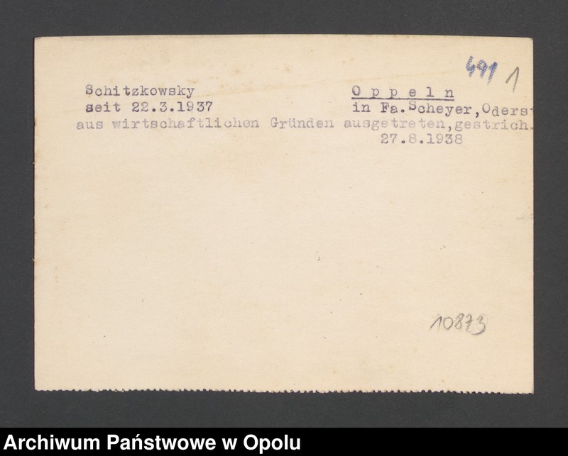 Obraz 3 z jednostki "[Schitzowsky, Oppeln]"