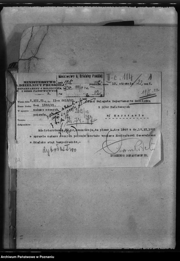 Obraz 5 z jednostki "Deleg. Departamentu Rolnictwa i D. Państw. Rybołówstwo"