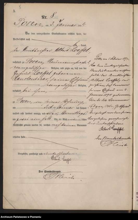 Obraz 11 z jednostki "Księga urodzeń t. I"