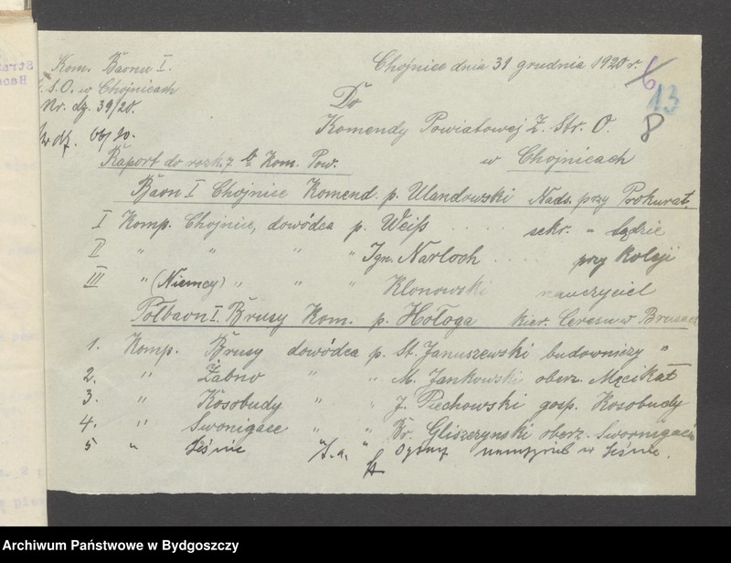 image.from.unit.number "Raport baonów o stanie sztabów baonów i kompanii"