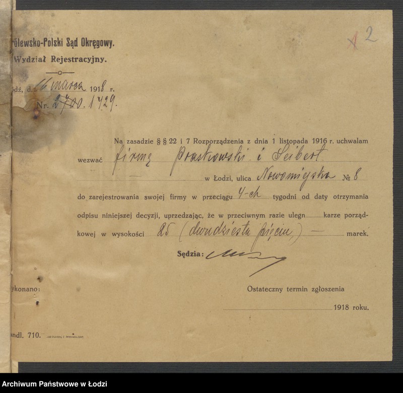 Obraz 4 z jednostki "Abram Icek Zeibert - sprzedaż towarów manufakturowych"