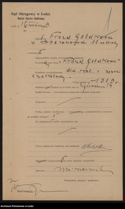 Obraz 3 z jednostki "Fiszel Goldkorn – sklep kolonialny i sprzedaż czekolady"