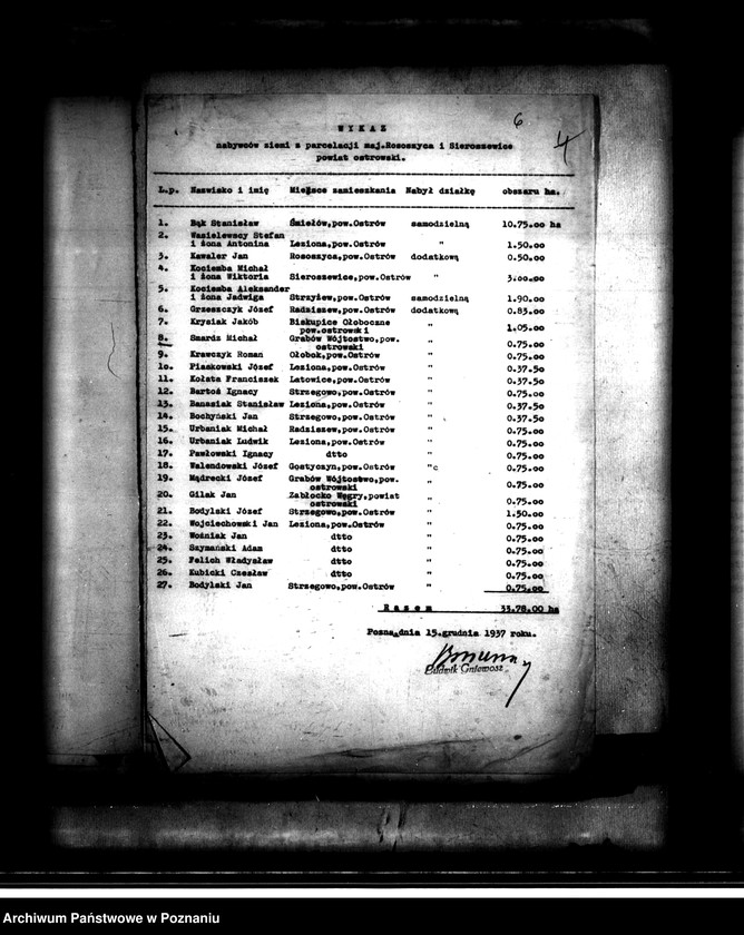 Obraz 11 z jednostki "Projekt parcelacyjny majątku Sieroszewice i Rosoczyce powiatu ostrowskiego"