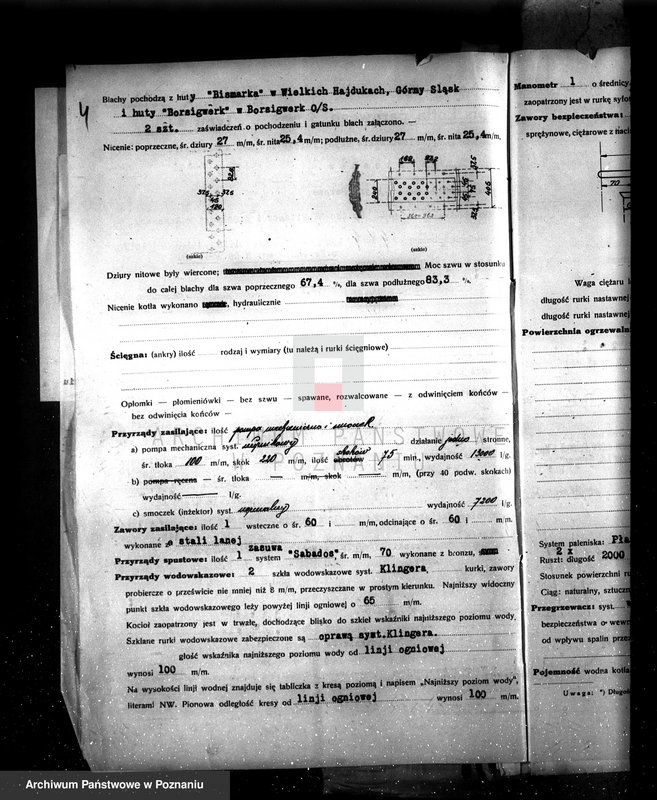 Obraz 8 z jednostki "Pleszewskie Młyny Parowe w Pleszewie nr fabr. kotła 10170, nr woj. kotła 6361"