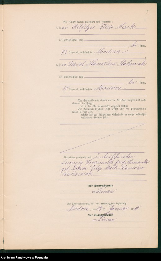 Obraz 7 z jednostki "Heirats-Neben-Register"