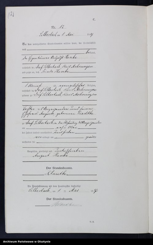 image.from.unit.number "Sterbe-Neben-Register Nr 1 - 33"