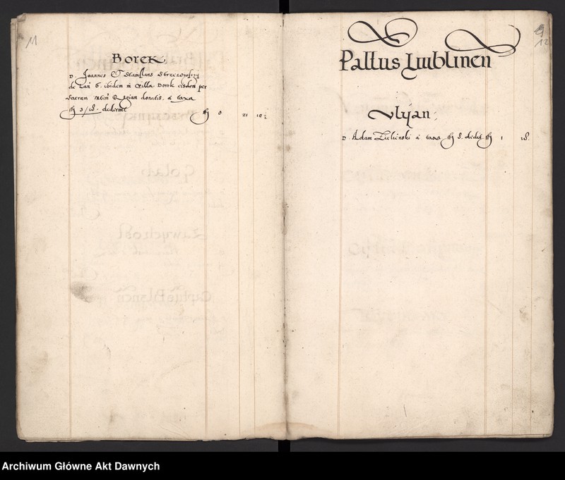 image.from.unit.number "Sumariusz pieniędzy i rejestr retenty piątej części z dochodów dóbr stołowych z terenów całej Rzeczpospolitej."