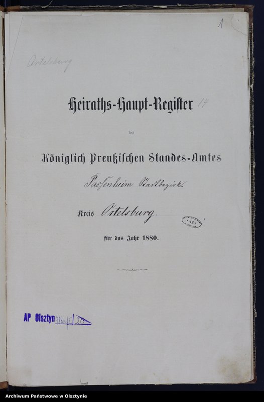 image.from.unit.number "Heiraths-Haupt-Register Nr 1 - 16"