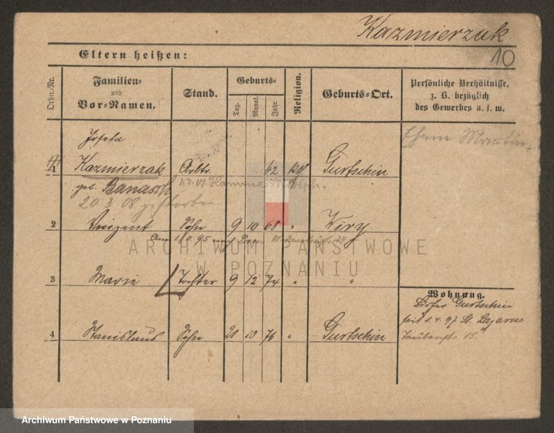 Obraz 10 z jednostki "Kaźmierczak (wdowy, samotni mężczyźni i kobiety)"