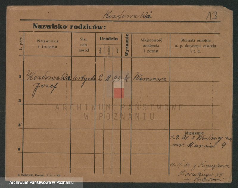 Obraz 13 z jednostki "Kozbiał - Koziolczyk"