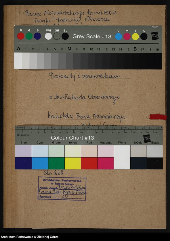 image.from.unit.number "Protokoły i sprawozdania z działalności Obwodowego Komitetu Frontu Narodowego /6-19/ w Zielonej Górze"