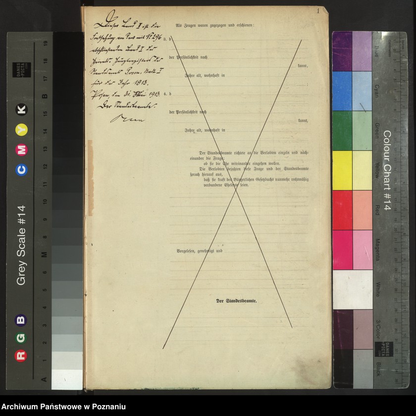 Obraz 3 z jednostki "Księga miejscowa małżeństw tom II [Rejestr główny małżeństw]"