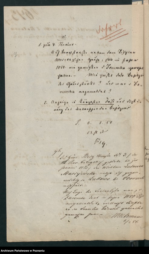 Obraz 12 z jednostki "A. betr. den polnischen Emigranten Erasmus von Zaremba"