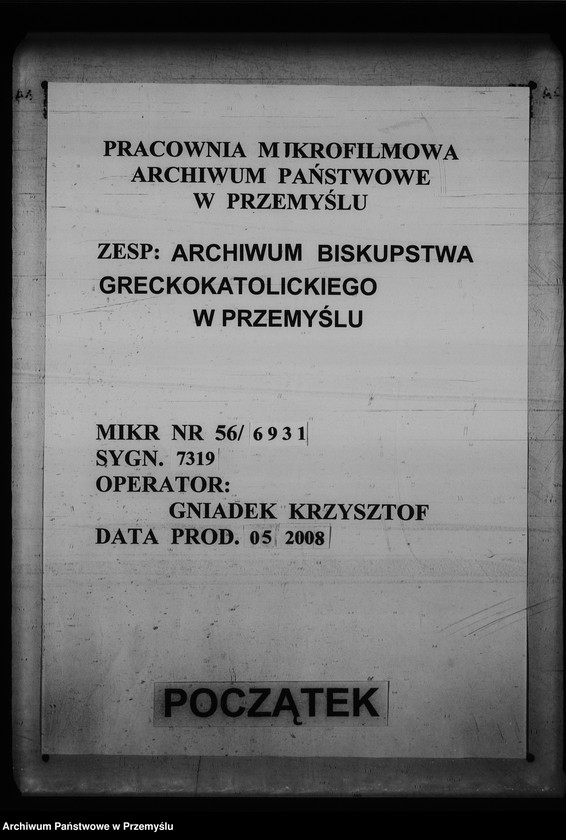 Obraz 1 z jednostki "[Kopie ksiąg metrykalnych parafii Rolów (dekanat Medenice)]"