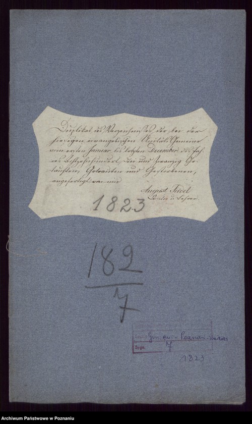 Obraz 2 z jednostki "Duplikat der Getrauten, Getauften, Verstorbenen"