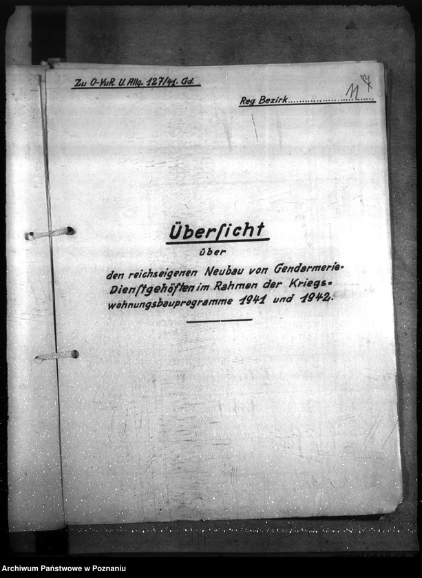 Obraz 15 z jednostki "Allgemeine Bauangelegenheiten der Gendarmerie. Erlase, Verfügungen unsw."