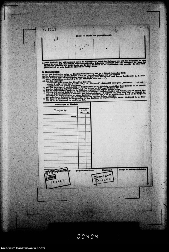 Obraz 15 z jednostki "Frachtbriefe doppel einige Ausgang 1838-2948"