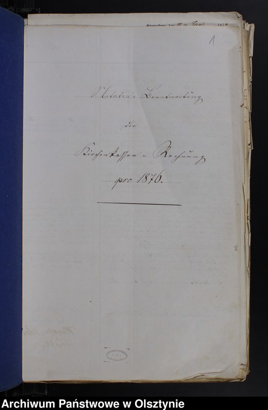 image.from.unit.number "Beläge zur Rechnung der Kirchen-Kasse zu Mohrungen"