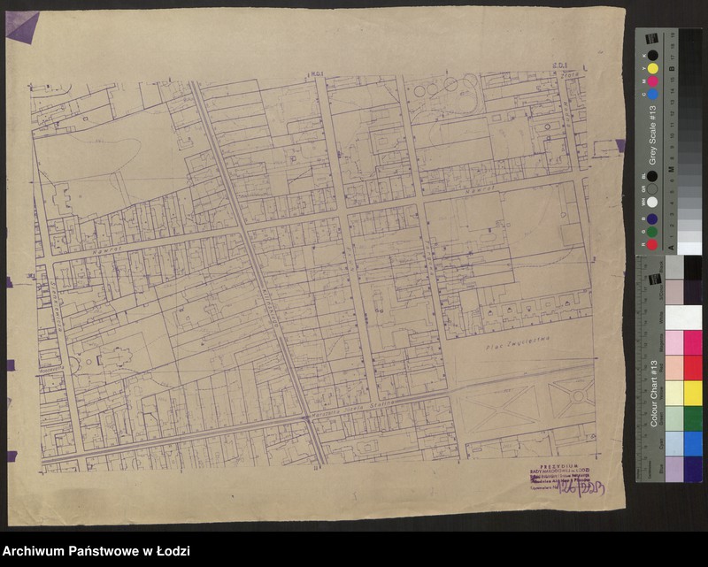 Obraz 1 z jednostki "Plan miasta Łodzi. Sekcja SO 1"