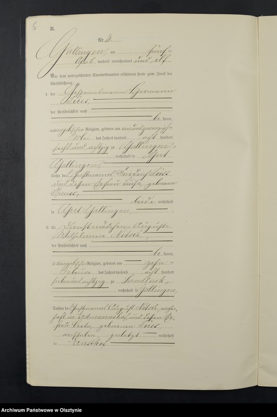 image.from.unit.number "Heiraths-Neben-Register Nr 1 - 18 [ Księga małżeństw - wtóropis ]"