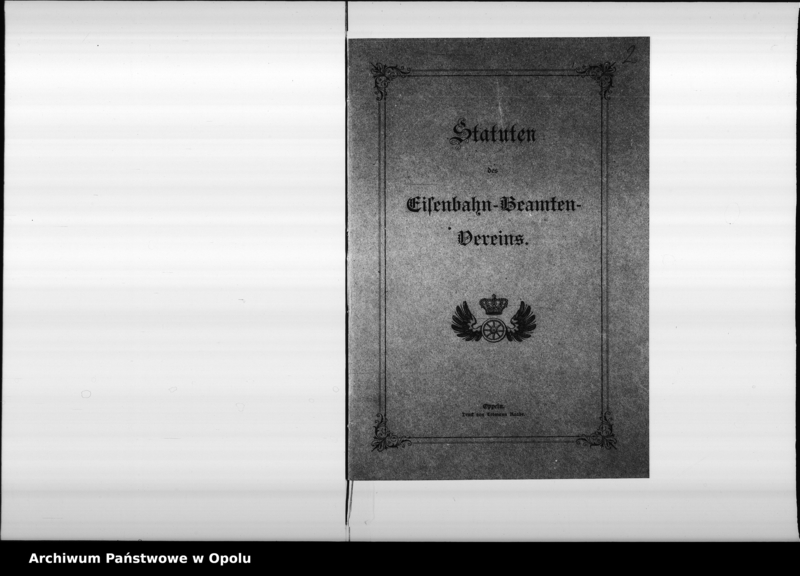Obraz 6 z jednostki "Acta des Magistrats zu Oppeln betreffend Statuten des Eisenbahn - Beamten-Vereins Vol. I"