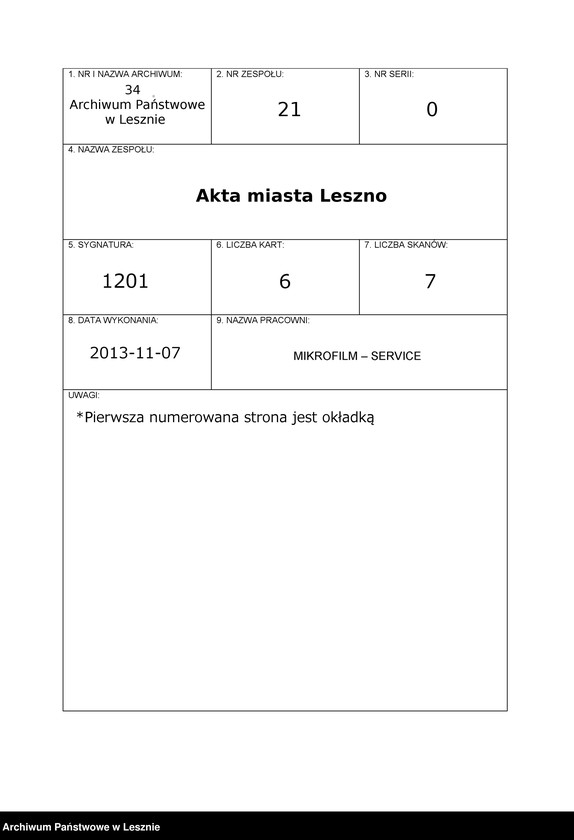 Obraz 1 z jednostki "[Quartierungslisten]"